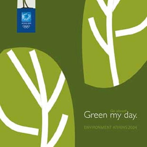 Athens 2004 Olympic Games Environment Poster new with tube