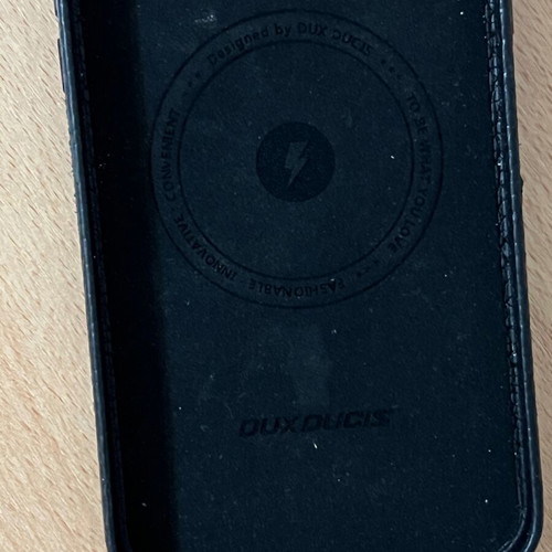 Dux Ducis Roma Series Genuine Leather Case for iPhone 13 Pro Max like new, black