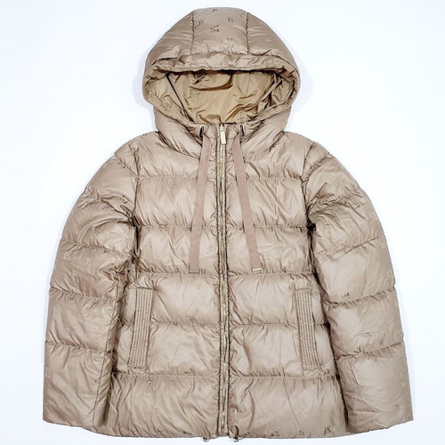 Luisa Spagnoli women's puffer jacket like new, beige, size S-M