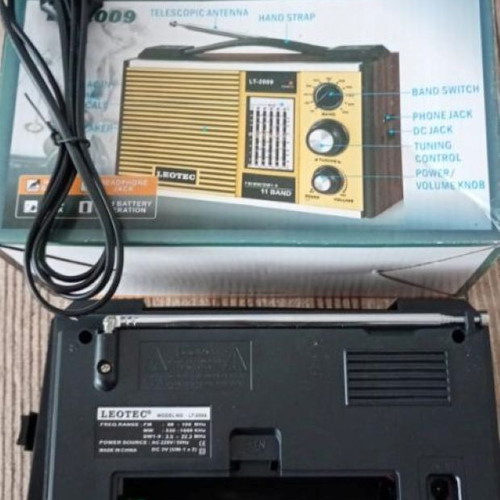 Leotec LT-2008 Retro Portable Radio New
