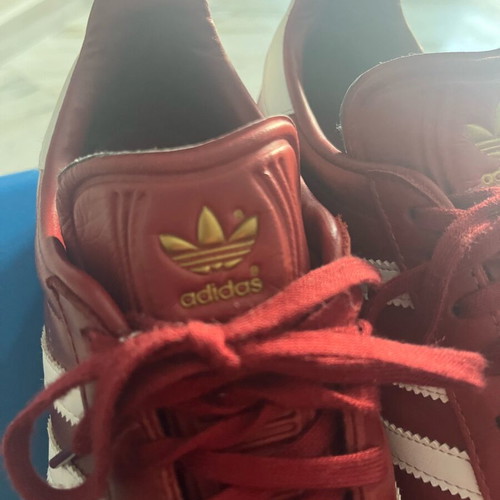 Adidas Gazelle athletic shoes like new, size 39 1/3, red