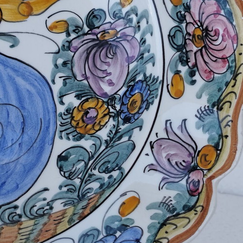 Handmade Skyros plate, 25 cm diameter