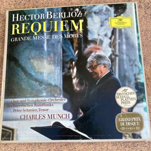 Hector Berlioz Grande Messe des Morts vinyl record like new, classical