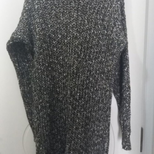 Knitted dress used in black and grey