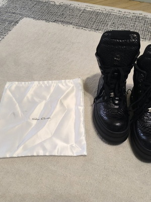 Rick Owens Geobasket Python shoes used, Chrome Hearts collaboration