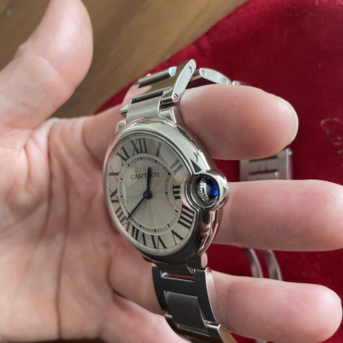 Cartier Ballon Bleu 36mm stainless steel watch