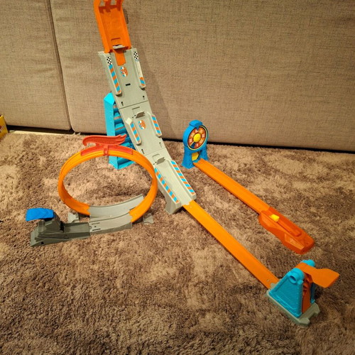 Hot Wheels tracks used, pack of 3 pieces