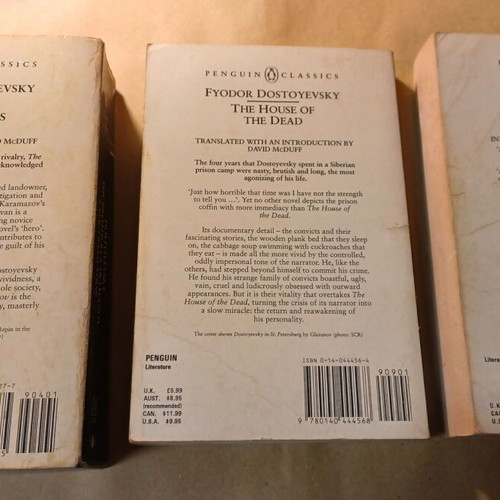 Βιβλία Dostoyevsky μεταχειρισμένα, The Brothers Karamazov, The House of the Dead, Crime and Punishment, 3 μαζί