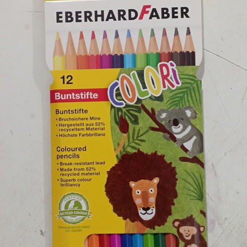 Faber Colored Pencils Set 12 Colors New