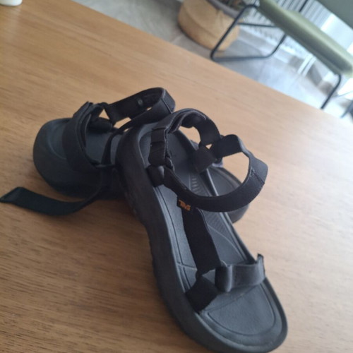 Teva sandals platforms like new, black, size 40