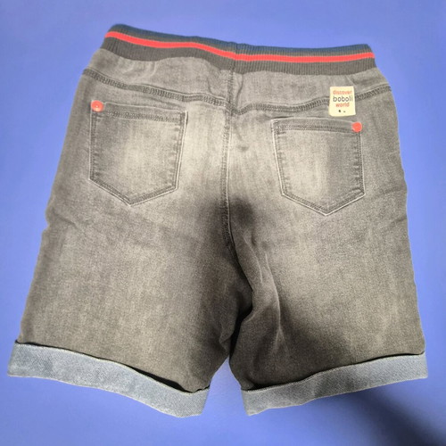 Boboli Sea Side kids' denim shorts gray size 6 years like new