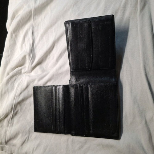 Mont Blanc men's wallet new with coin and card holder, black