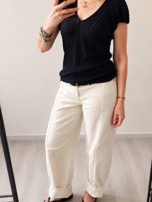 Laurèl sleeveless top by Max Mara, size M, like new, black