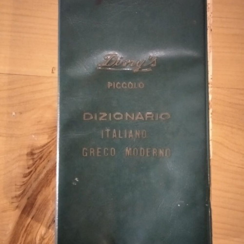 Divrys piccolo dizionario italiano greco moderno used