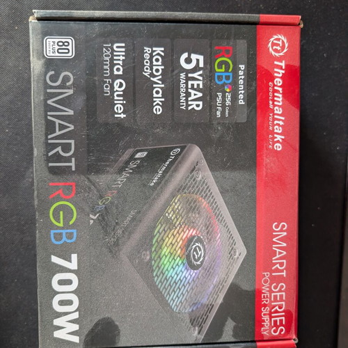 Thermaltake Smart RGB 700W Power Supply like new