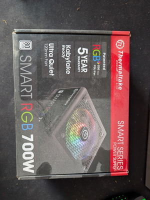 Thermaltake Smart RGB 700W Power Supply like new