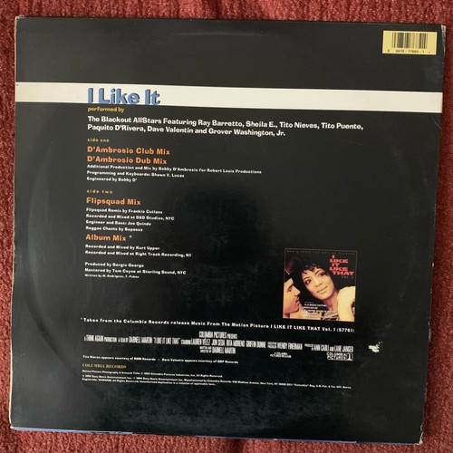 The Blackout Allstars I Like It 12" vinyl single used, electronic