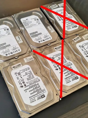 4 mechanical 160GB SATA hard drives, excellent condition