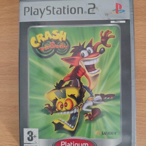 Crash Twinsanity Platinum PS2 game used with manual