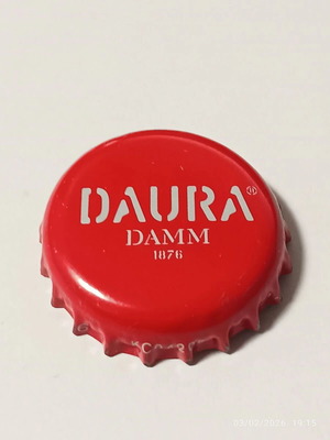 Estrella Damm beer bottle cap, Spain