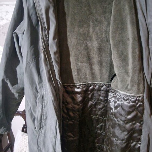 Marks & Spencer vintage parka size Small, like new, olive