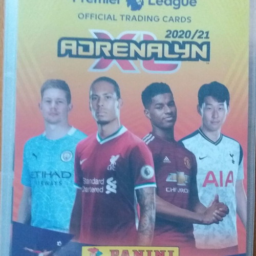 Premier League 2020-2021 Adrenalyn XL album with 425/468 cards like new