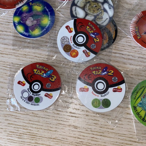 Pokemon Tazos 3D complete set 50/50, like new