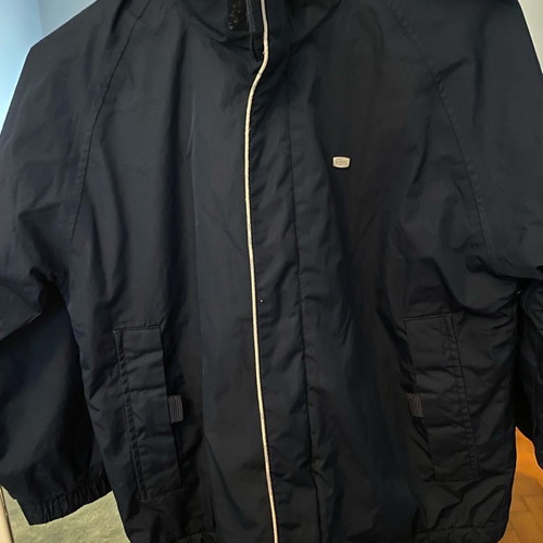 Lacoste kids jacket used, dark blue, size 8