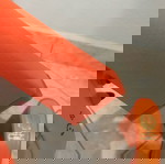  Mules σε πορτοκάλι χρώμα Νο 39 αγορασμένα από The fashion project (στενή γραμμή)