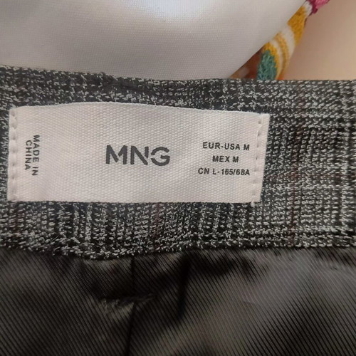 Mango women's skirt medium black and white