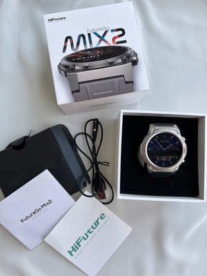 SmartWatch HiFuture FutureGo Mix 2 σαν καινούργιο, ατσάλινο με καρδιακό παλμό