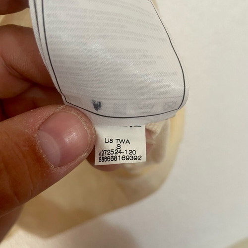 Nike sleeveless women's top size S like new, beige with designs and pocket