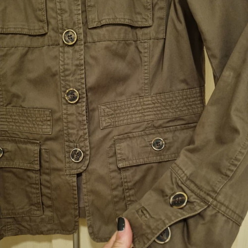 Military jacket Zara used, size L, khaki