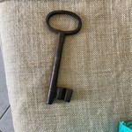 Old key used 13 centimeters