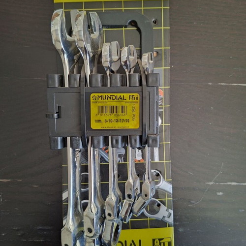 Castania wrenches set 5 pcs Mundial Vanadium 8mm 10mm 13mm 17mm 19mm new