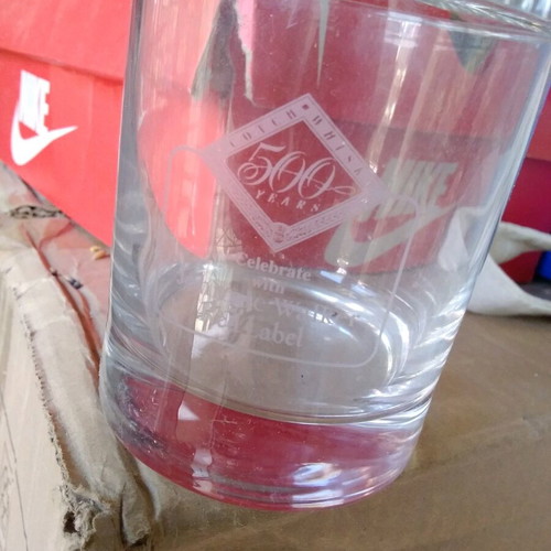 Collectible whiskey glasses new, unused