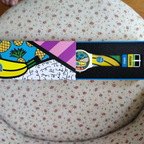Britto Chiquita wristwatch new, colorful collectible