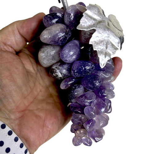 Amethyst Handmade Decorative Grape Cluster 510g
