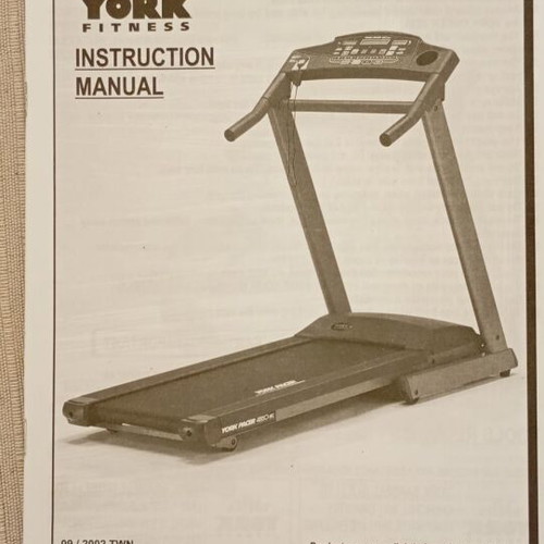 York Pacer 4850 treadmill used, foldable, home fitness
