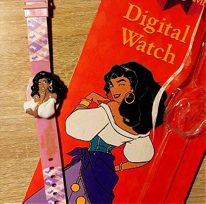 90s Disney ρολόι Hunchback of Notredame Esmeralda Παναγία των Παρισίων
