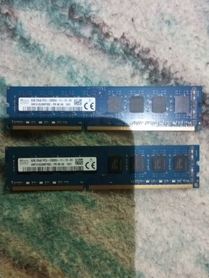SK hynix 2x8GB 2Rx8 PC3-12800U 1600MHz RAM pack