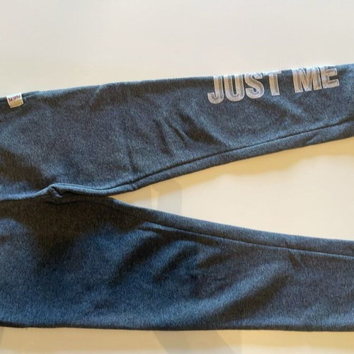 Two grey thick fabric sweatpants size 8