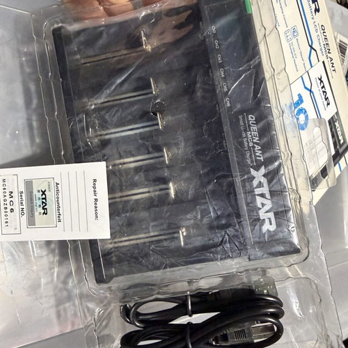 XTAR Queen ANT MC6 charger 6-slot, new in box