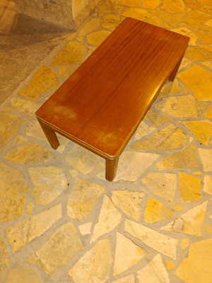 Retro coffee table used, dimensions 110cm x 30cm x 55cm