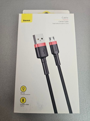 ΚΑΛΩΔΙΟ USB ΣΕ MICRO USB 2m 1.5A ΔΙΠΛΗΣ ΟΨΗΣ SR FULL 1 TΜΧ