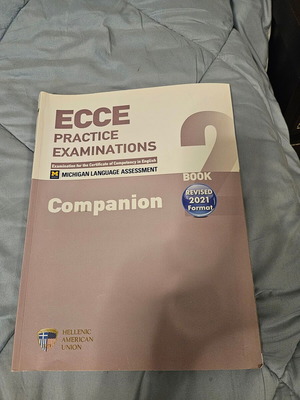ECCE Practice Examinations Book 2 Companion βιβλίο εξετάσεων αγγλικών, μορφή 2021