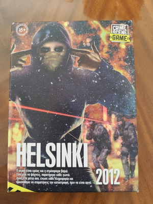 Crime Scene Helsinki 2012 board game like new