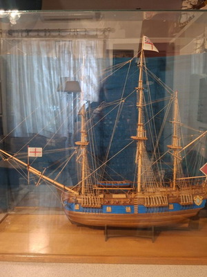 HMY Royal Caroline Wooden Model 1:47 Scale New