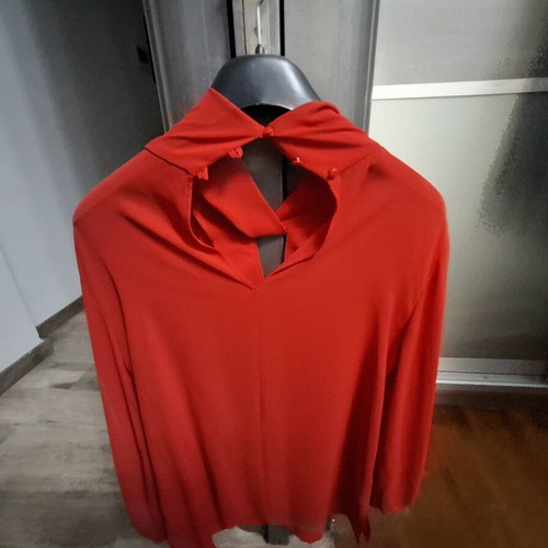 Lucifair women's blouse like new, size 48, red