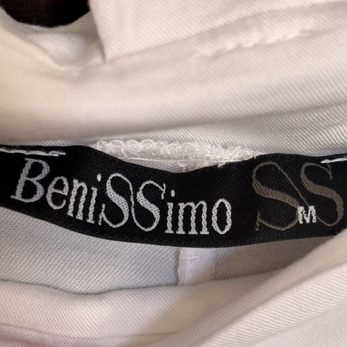 Bellissima women's pants used, white, size medium, salvari style